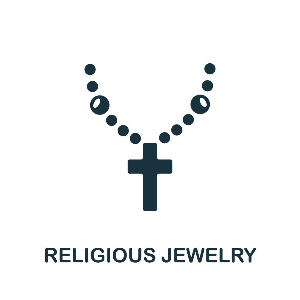 religieus sieraden icoon. gemakkelijk element van sieraden verzameling. creatief religieus sieraden icoon voor web ontwerp, Sjablonen, infographics en meer vector