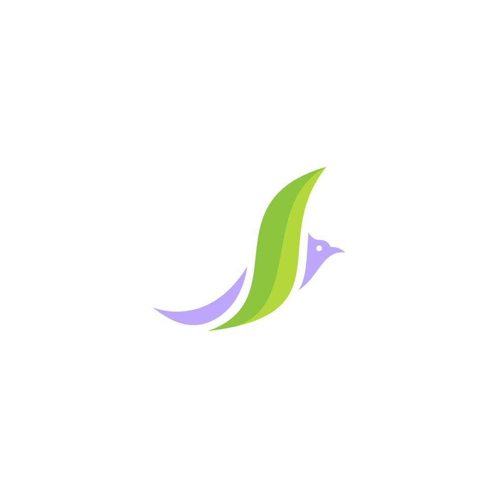 vogel en Vleugels logo vector sjabloon