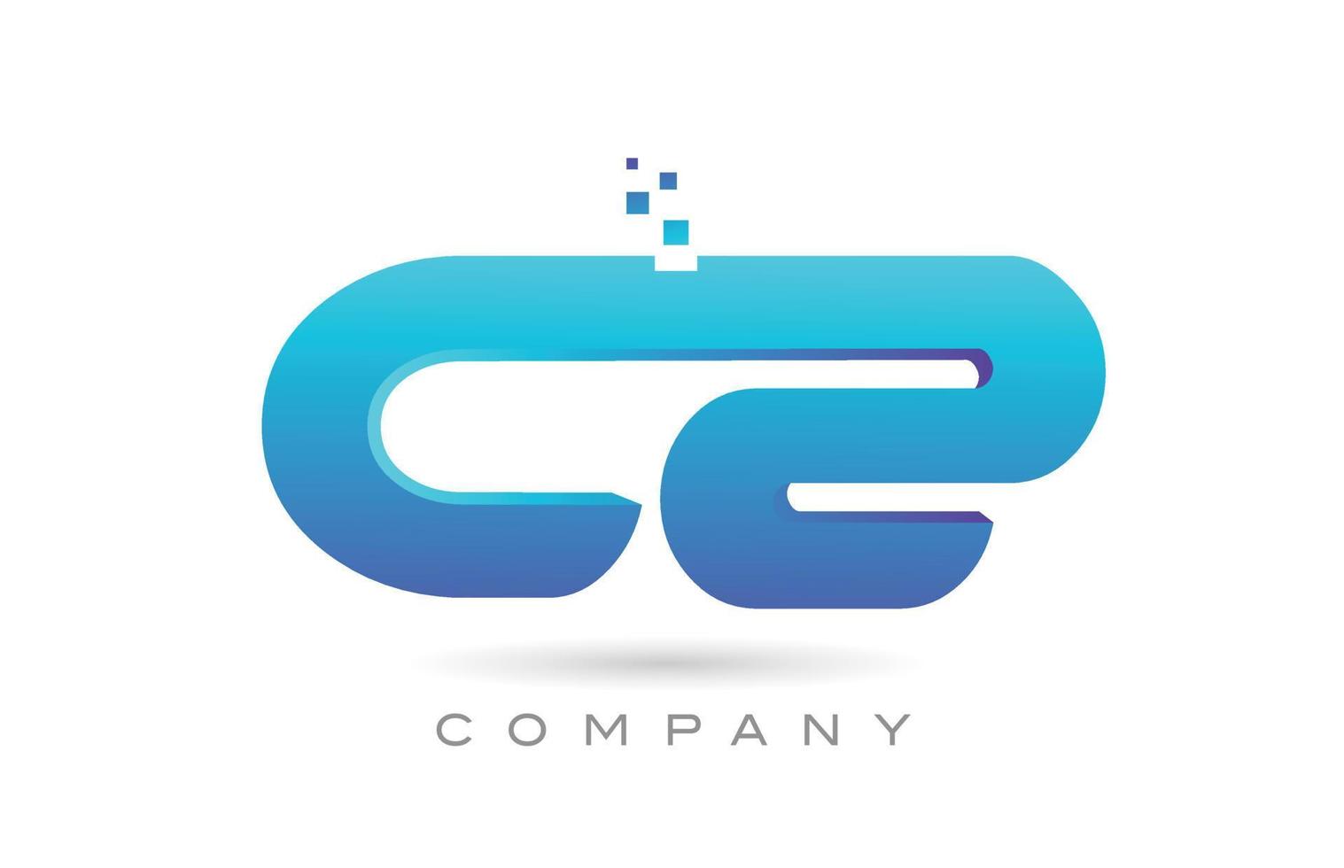 cz alfabet brief logo icoon combinatie ontwerp. creatief sjabloon voor bedrijf en bedrijf vector