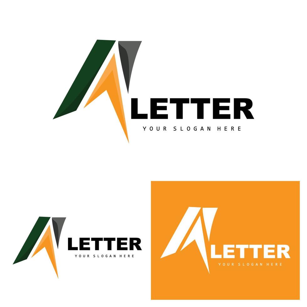 een brief logo, brief logotype vector, Product merk ontwerp, bedrijf initialen, bouw, onderwijs vector