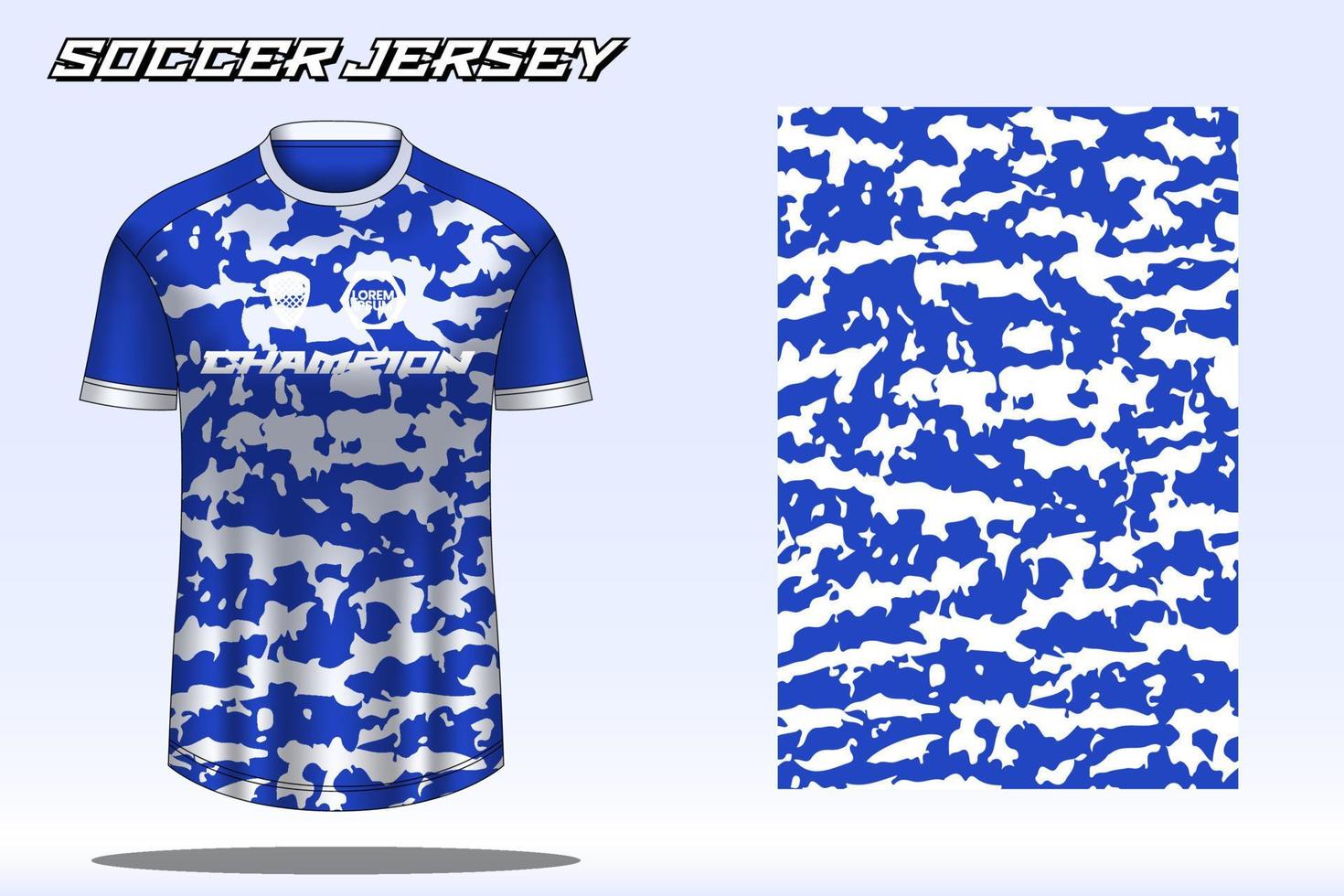 voetbal Jersey sport t-shirt ontwerp mockup voor Amerikaans voetbal club vector