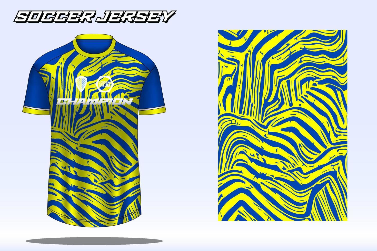 voetbal Jersey sport t-shirt ontwerp mockup voor Amerikaans voetbal club vector