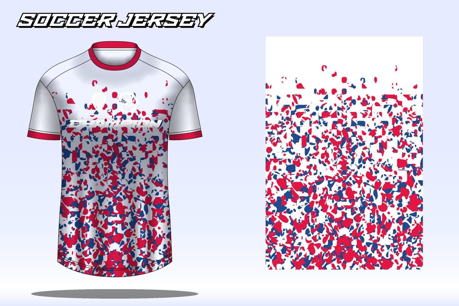 voetbal Jersey sport t-shirt ontwerp mockup voor Amerikaans voetbal club vector