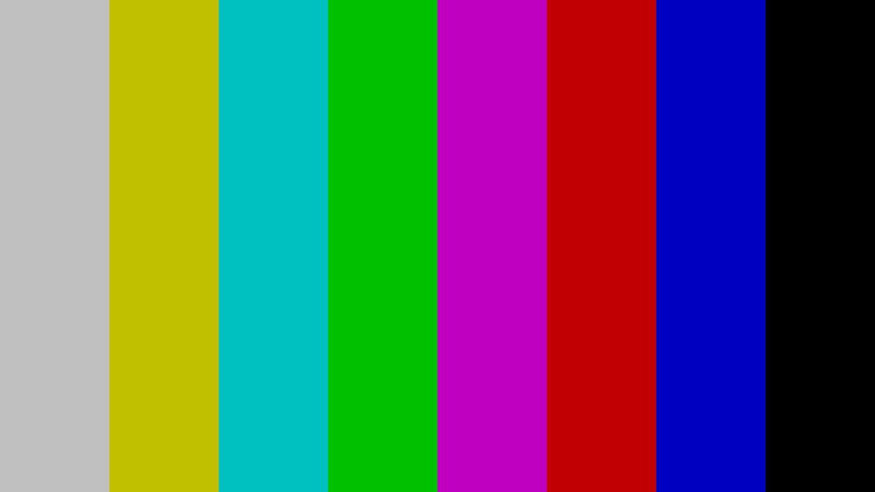 kleur bars televisie test patroon vector