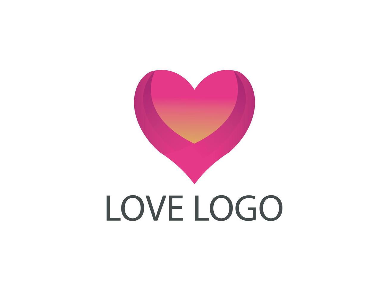 ove logo ontwerp vector sjabloon creatief liefde logo concepten illustratie