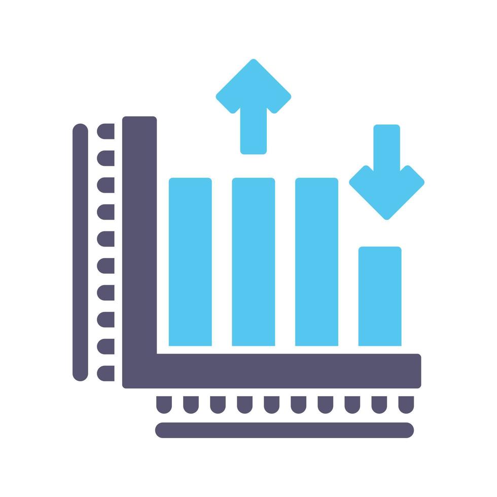 bar diagram vector icoon