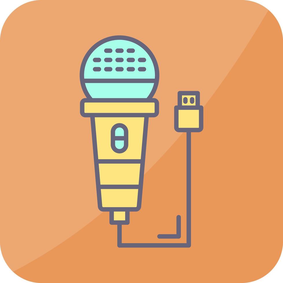 microfoon vector pictogram