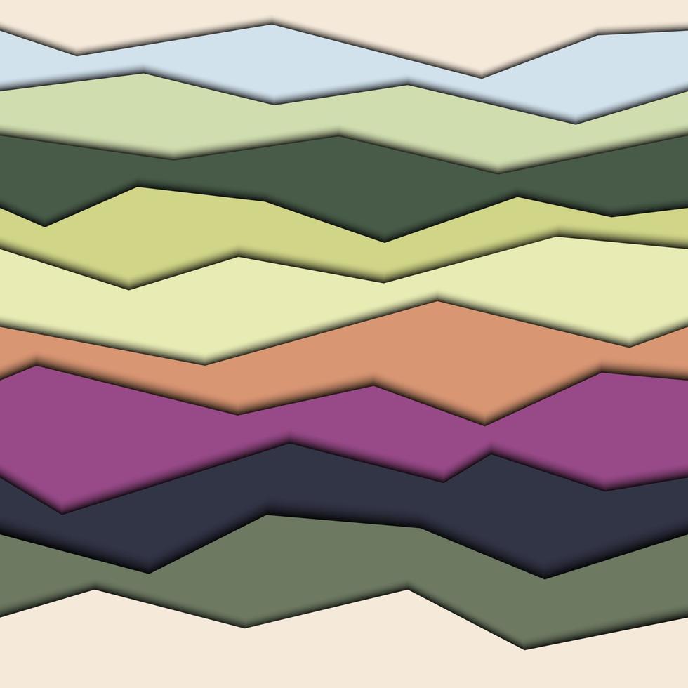 naadloos modern abstract meetkundig achtergrond. patroon met horizontaal gebroken strepen en schaduwen. vector