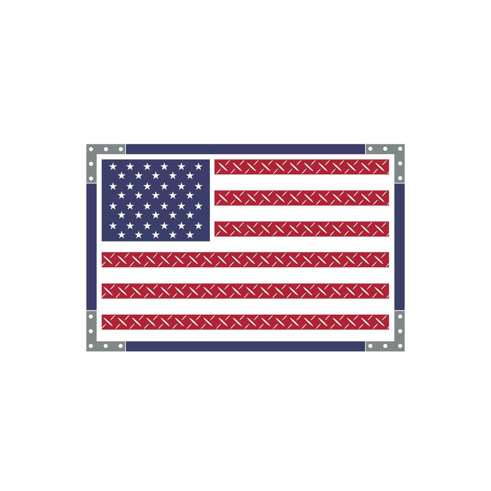 amerika vlag ontwerp vector