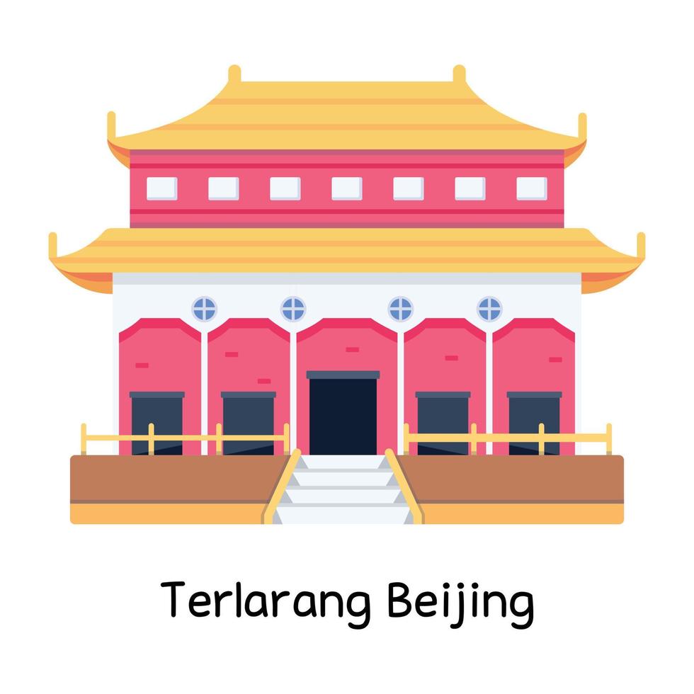 modieus terlarang Beijing vector