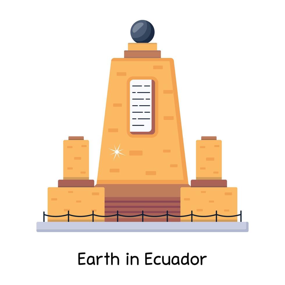 aarde in Ecuador vector