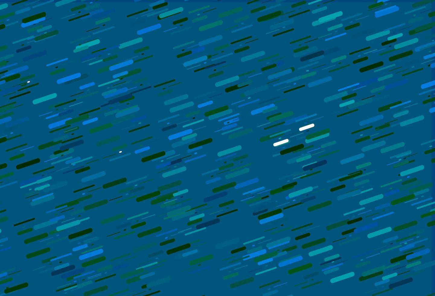 lichtblauwe, groene vectorachtergrond met lange lijnen. vector