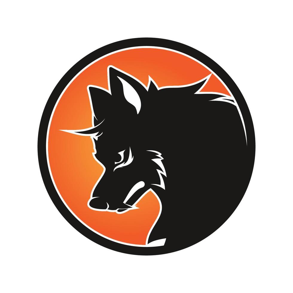 wolf vector illustratie ontwerp