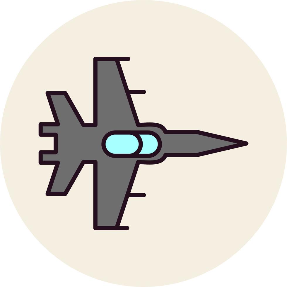 straaljager vector icon