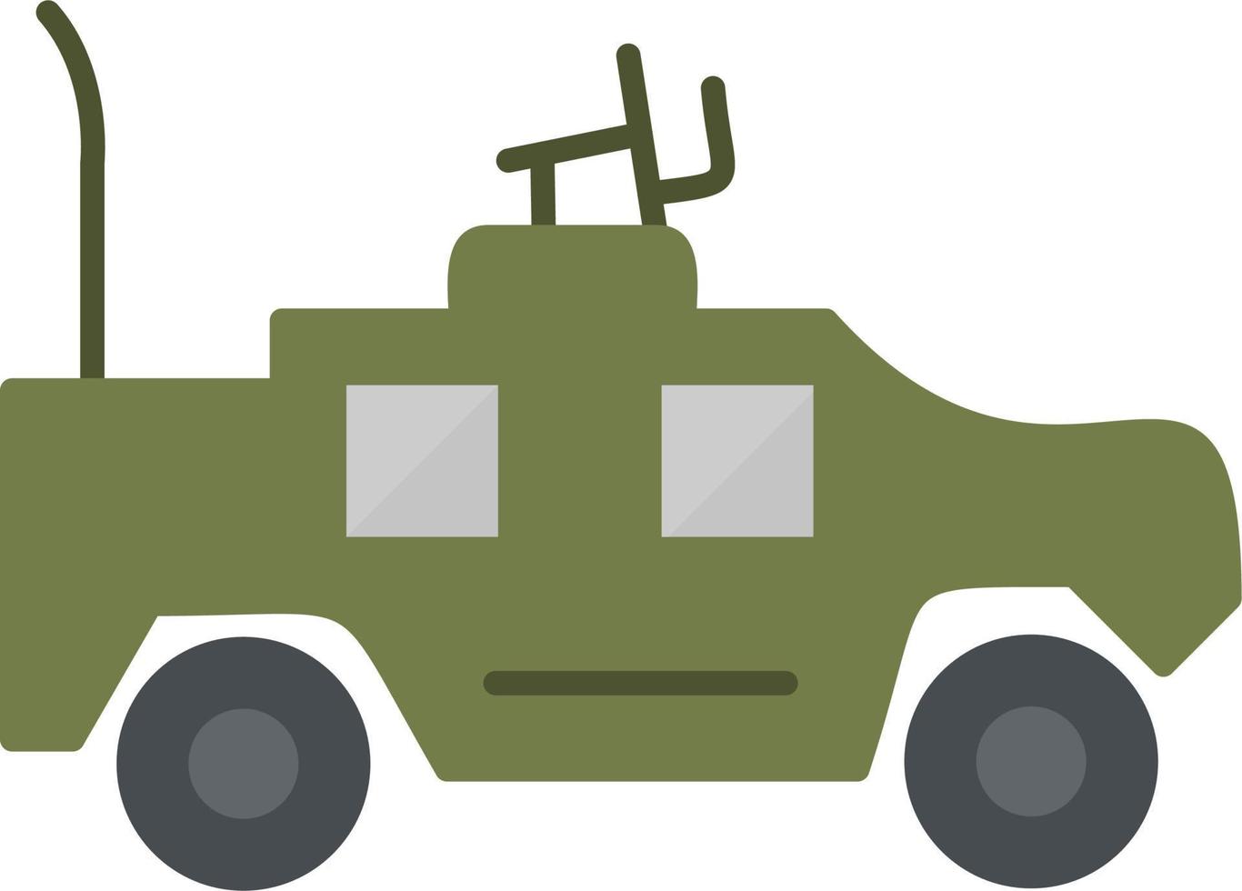 leger voertuig vector icoon