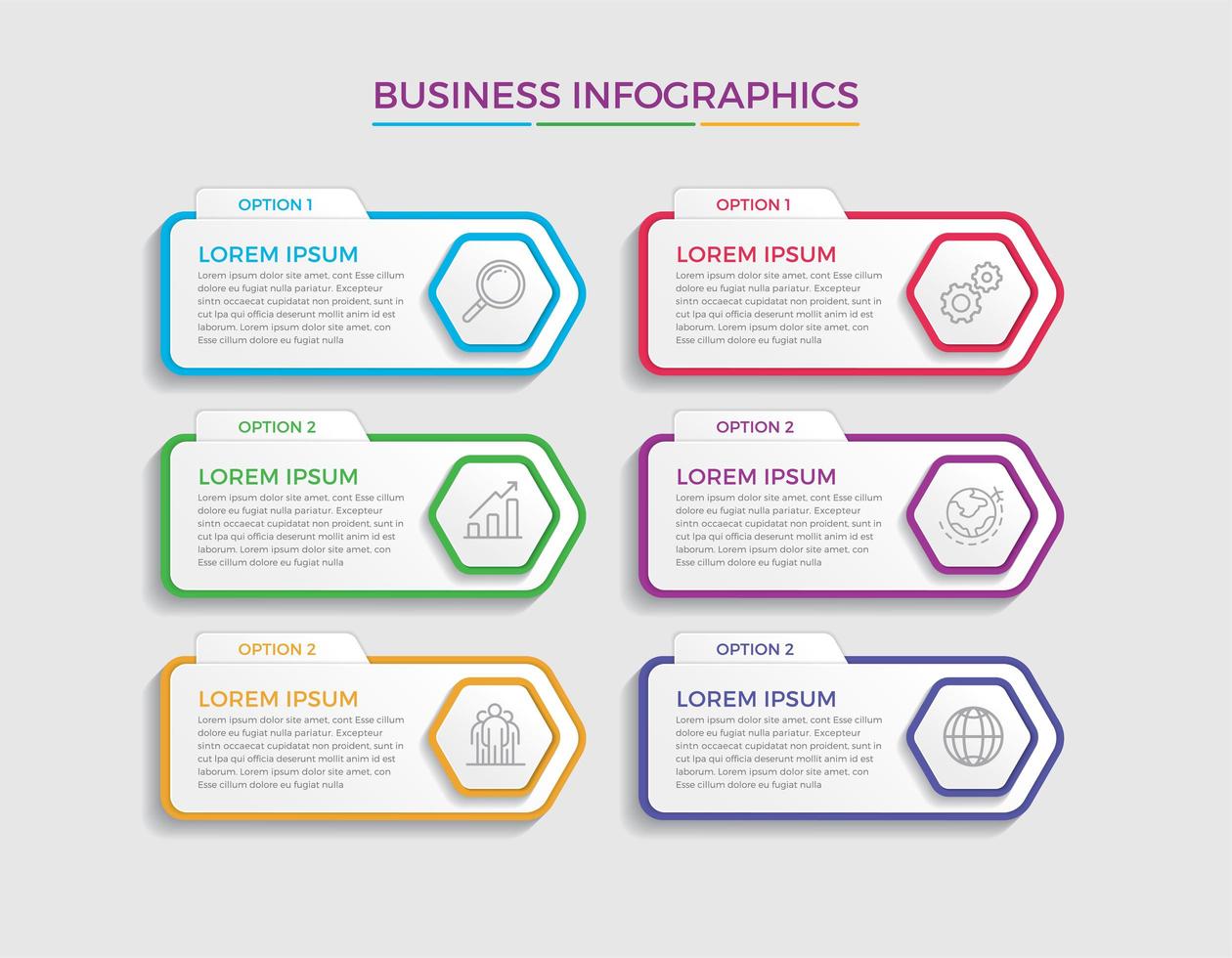 bedrijfsconcept infographic ontwerp vectorillustratie vector