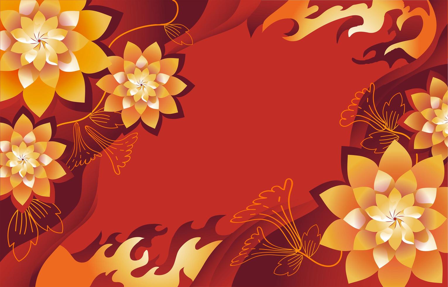 Chinees Nieuwjaar feest achtergrond vector