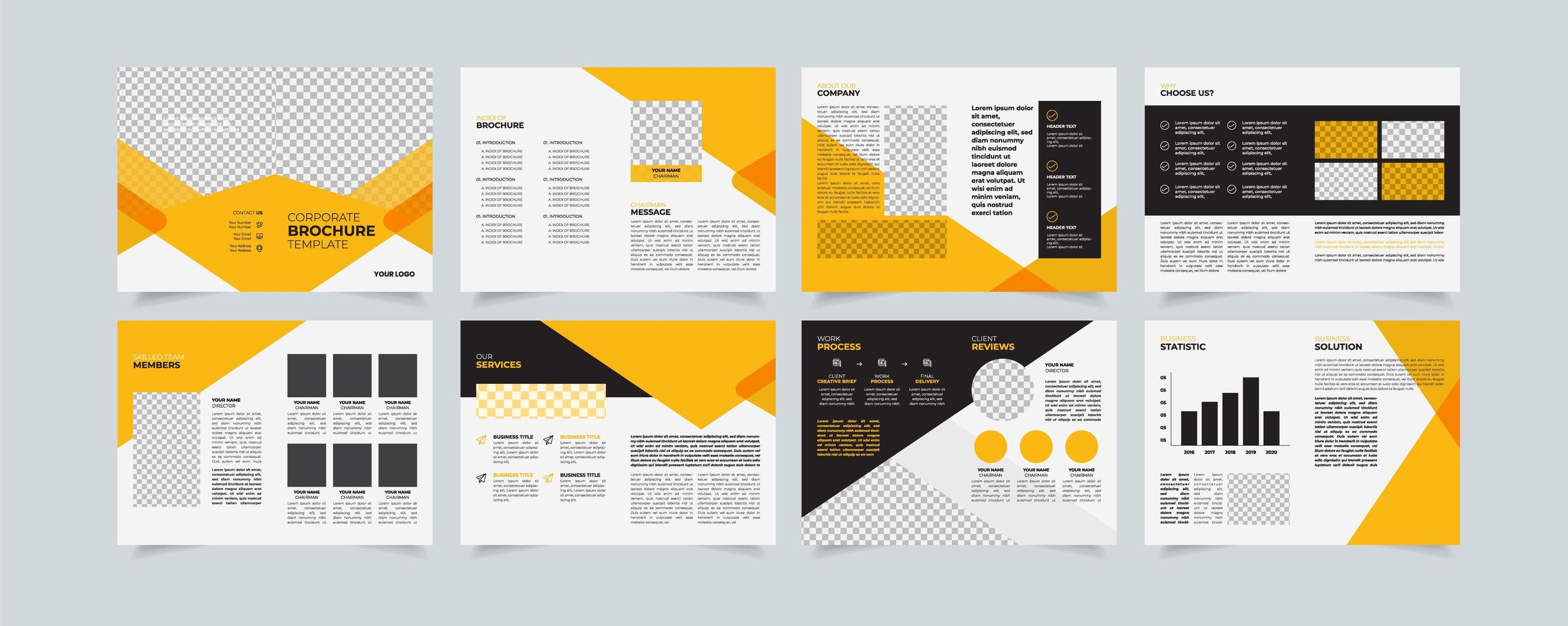 bedrijfsvoorstel creatieve sjabloon, multifunctioneel brochureontwerp, zakelijke rekwisieten geometrisch ontwerp, verticaal a4-formaat vector