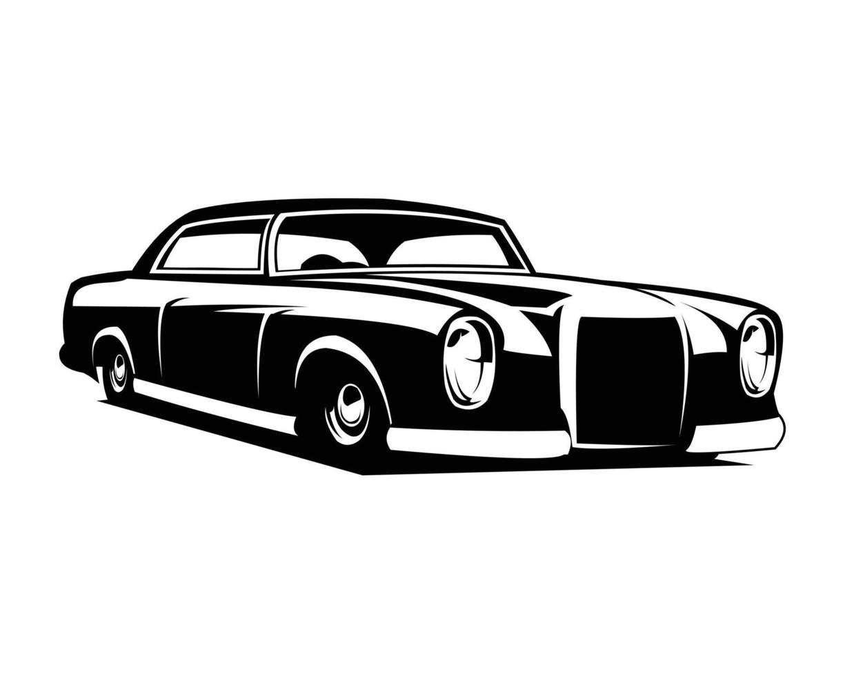 luxe wijnoogst auto illustratie vector geïsoleerd 1963