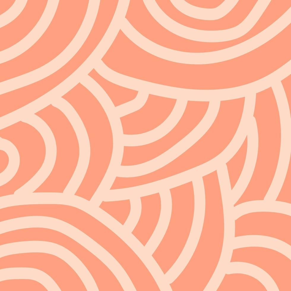 vector creatief patroon met hand getekend abstract cirkels en lijnen. naadloos patroon voor het drukken brochure, poster, partij, zomer afdrukken, textiel ontwerp, kaart. Scandinavisch stijl.