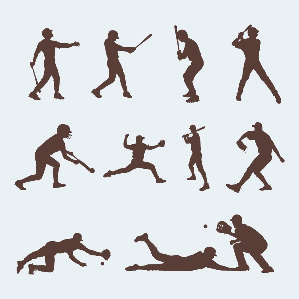 basketbal speler silhouet verzameling, basketbal speler silhouet reeks vector