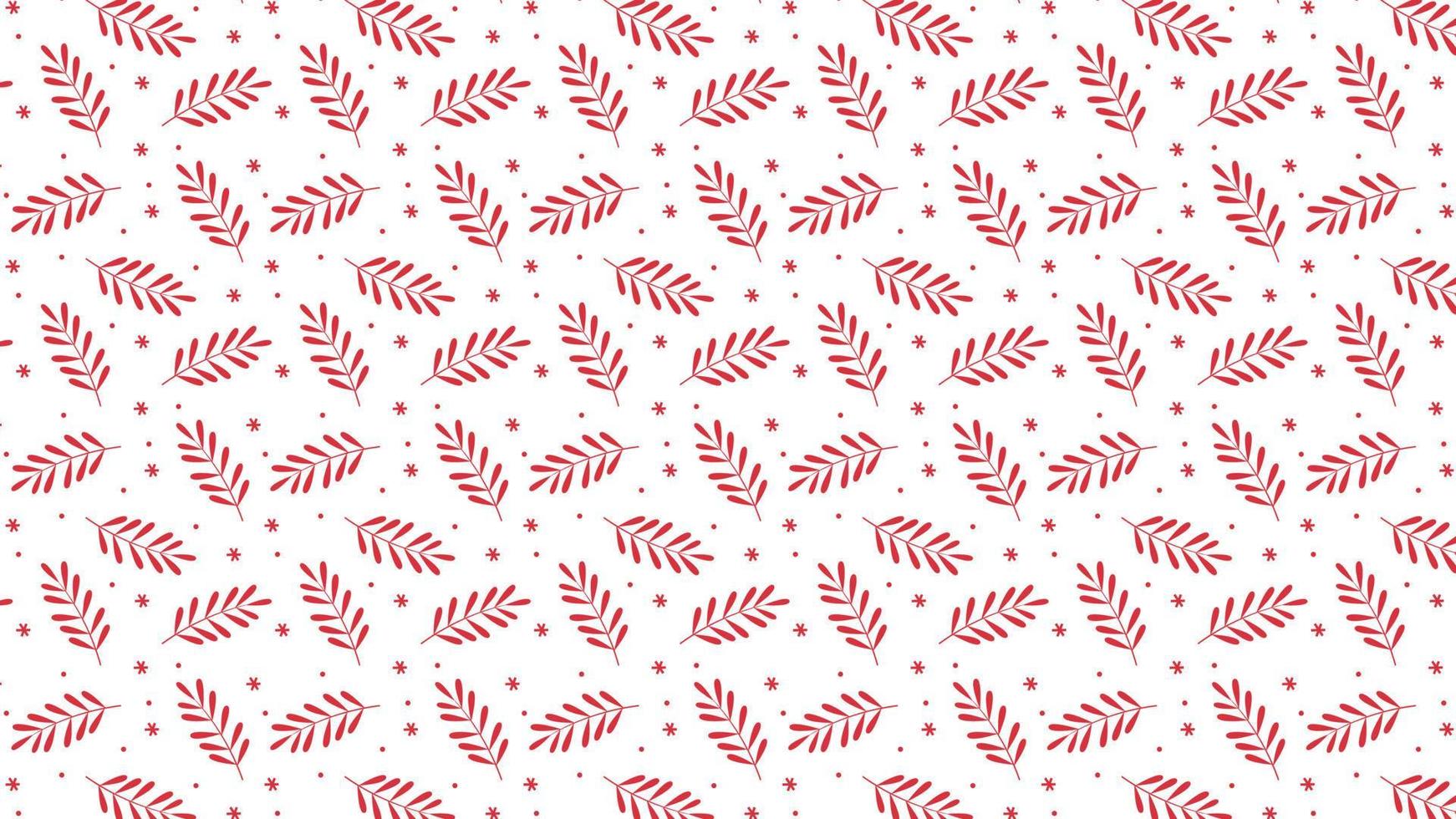 Kerstmis hulst BES bladeren patroon. schattig hulst geïsoleerd Aan wit achtergrond. vector illustratie.