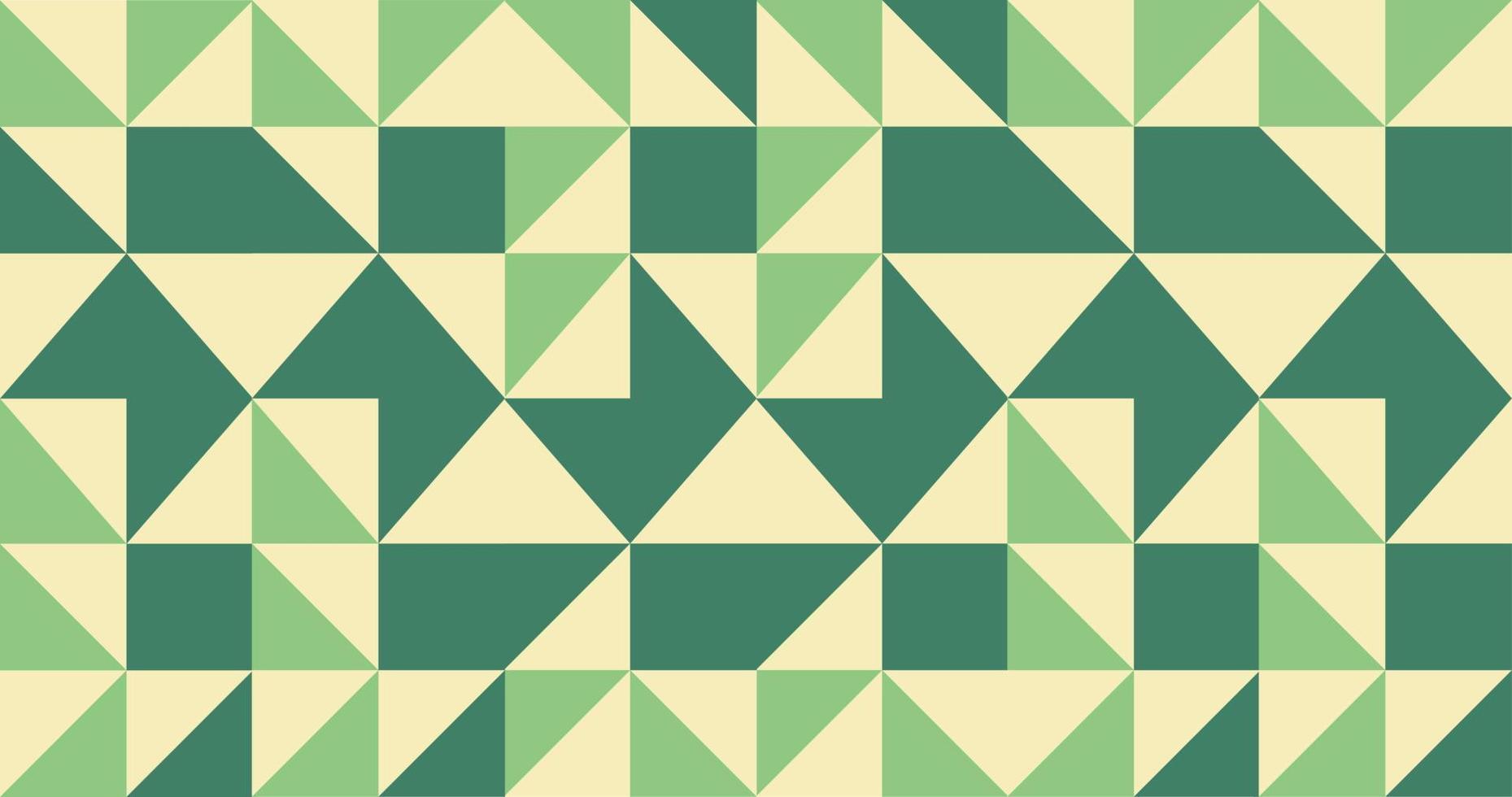 naadloos abstract meetkundig patroon groen achtergrond. vector illustratie
