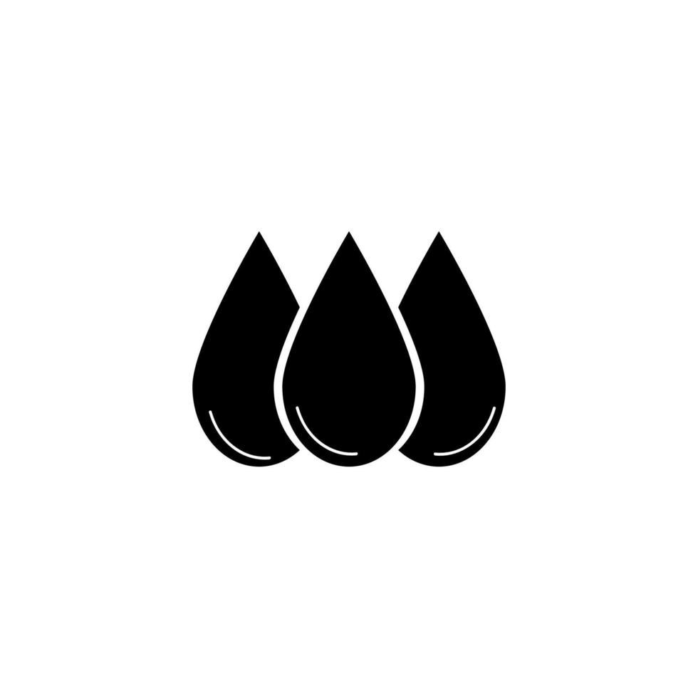 waterdruppel pictogram logo vector