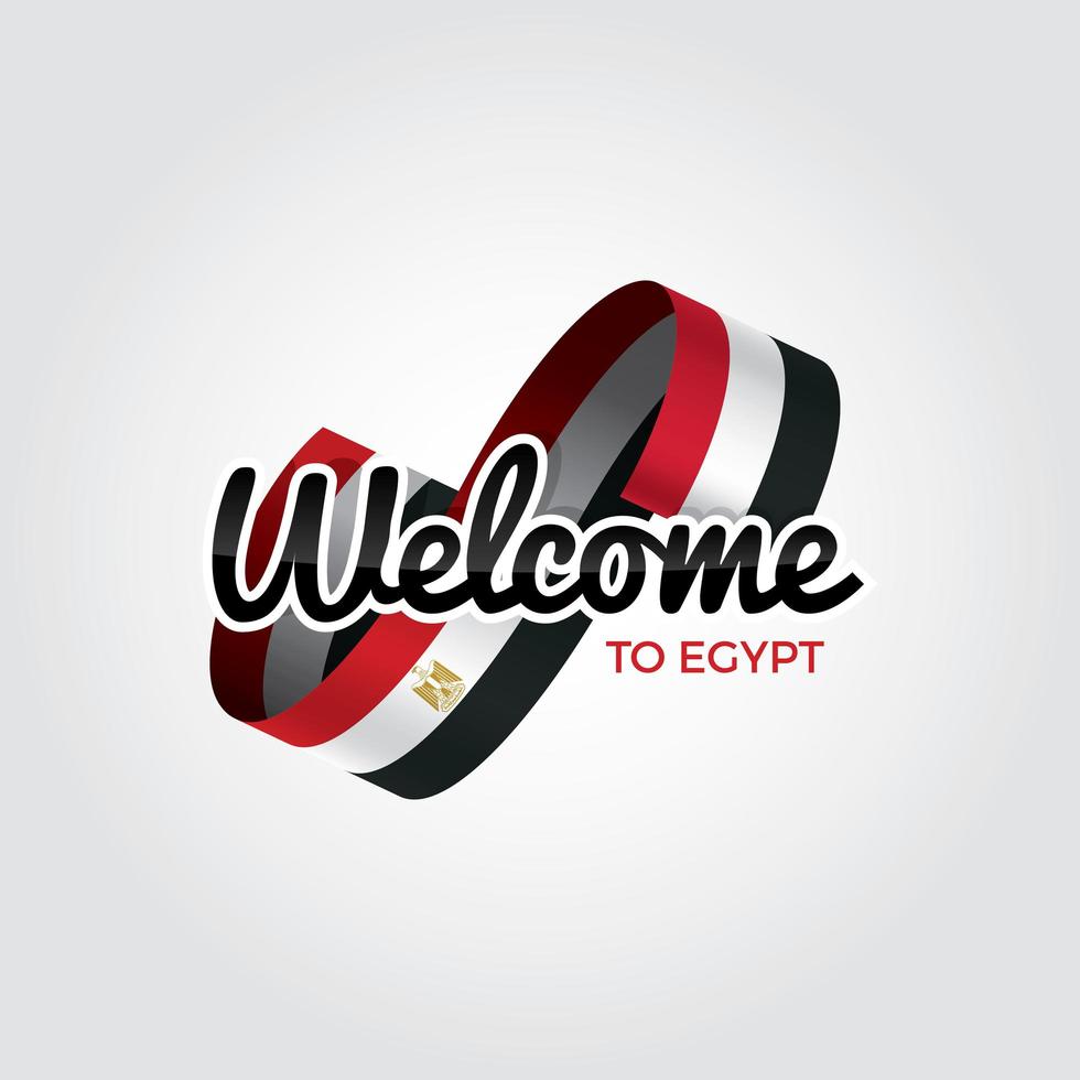 welkom in Egypte vector