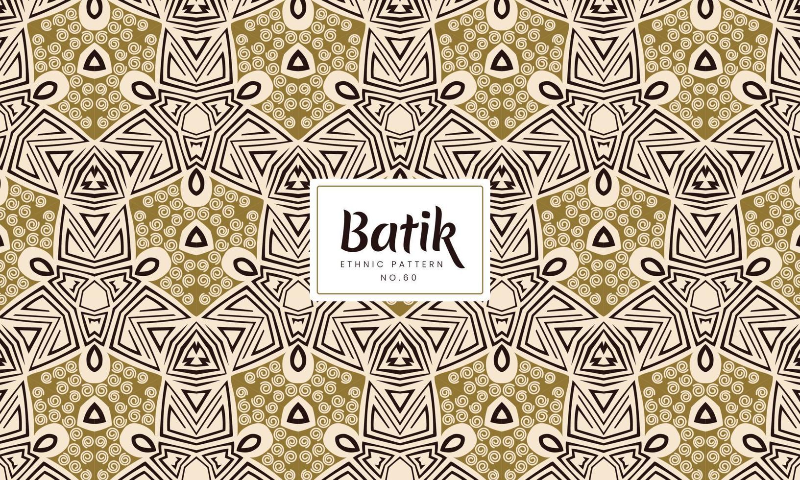Indonesisch batik driehoek combinatie traditioneel bloemen patronen achtergrond vector