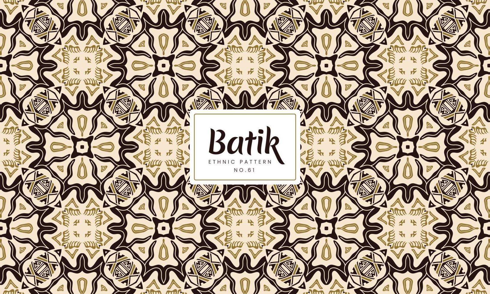 batik Indonesisch natuur traditioneel decoratief bloemen patronen vector