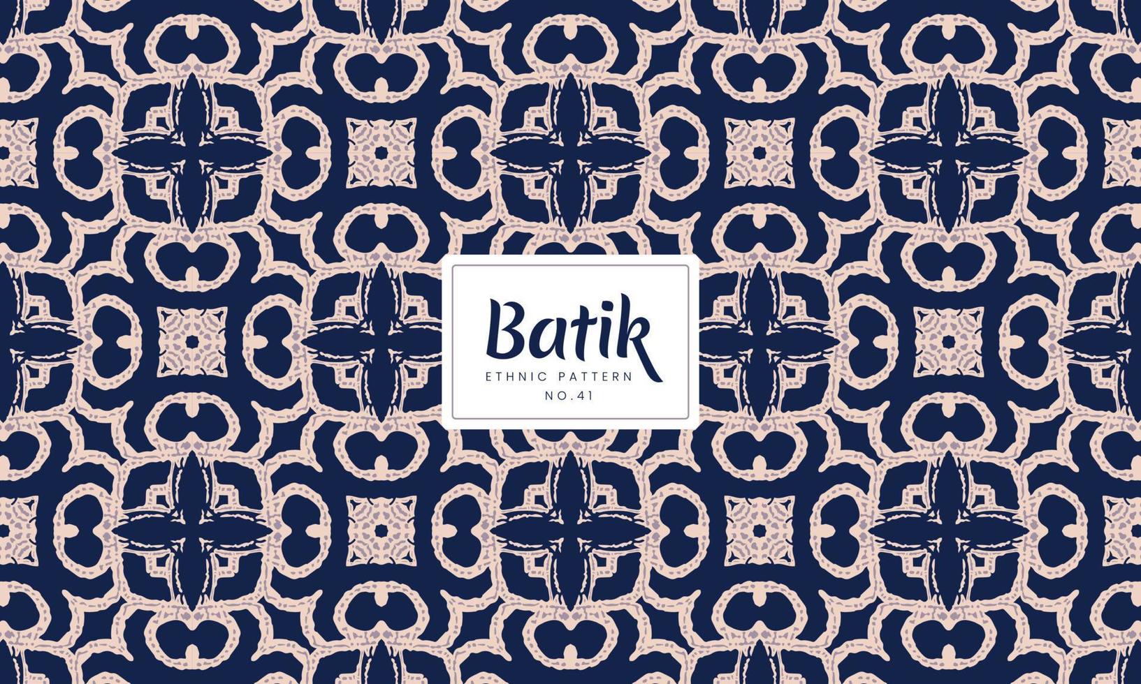 etnische batik vector indonesisch patroon mode naadloos vintage textiel abstract cultuur art