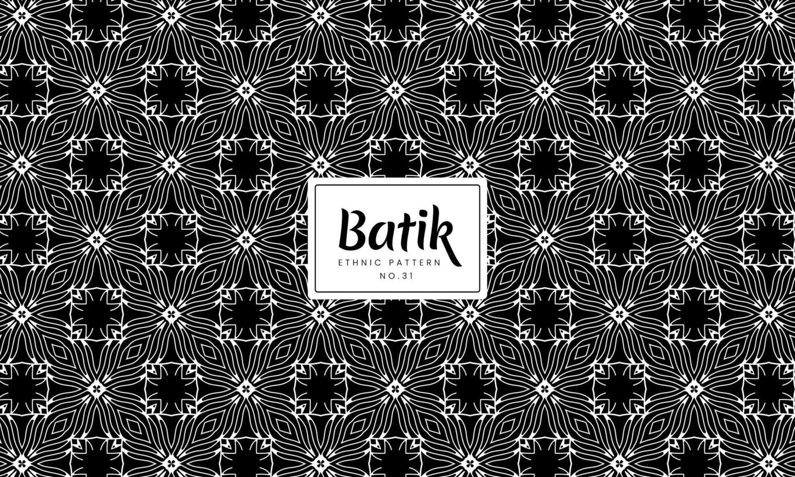 batik Indonesische traditionele decoratieve etnische patronen vector background