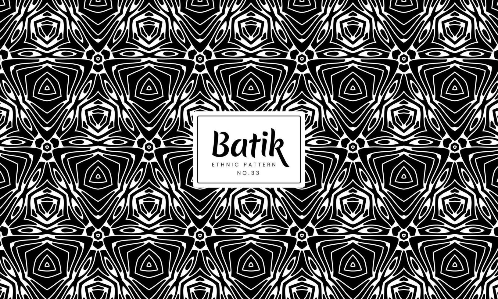 abstracte batik Indonesische traditionele etnische bloemenpatronen vector background