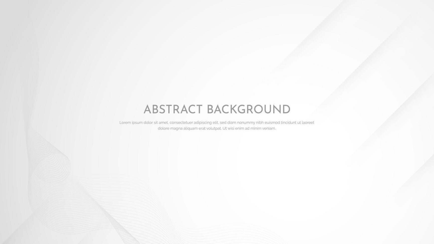 abstracte geometrische witte achtergrond vector