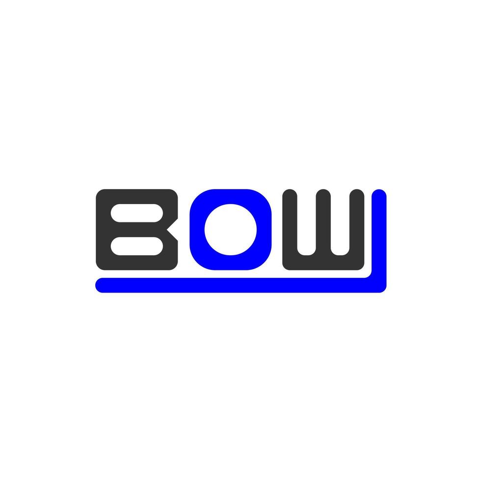 boog brief logo creatief ontwerp met vector grafisch, boog gemakkelijk en modern logo.