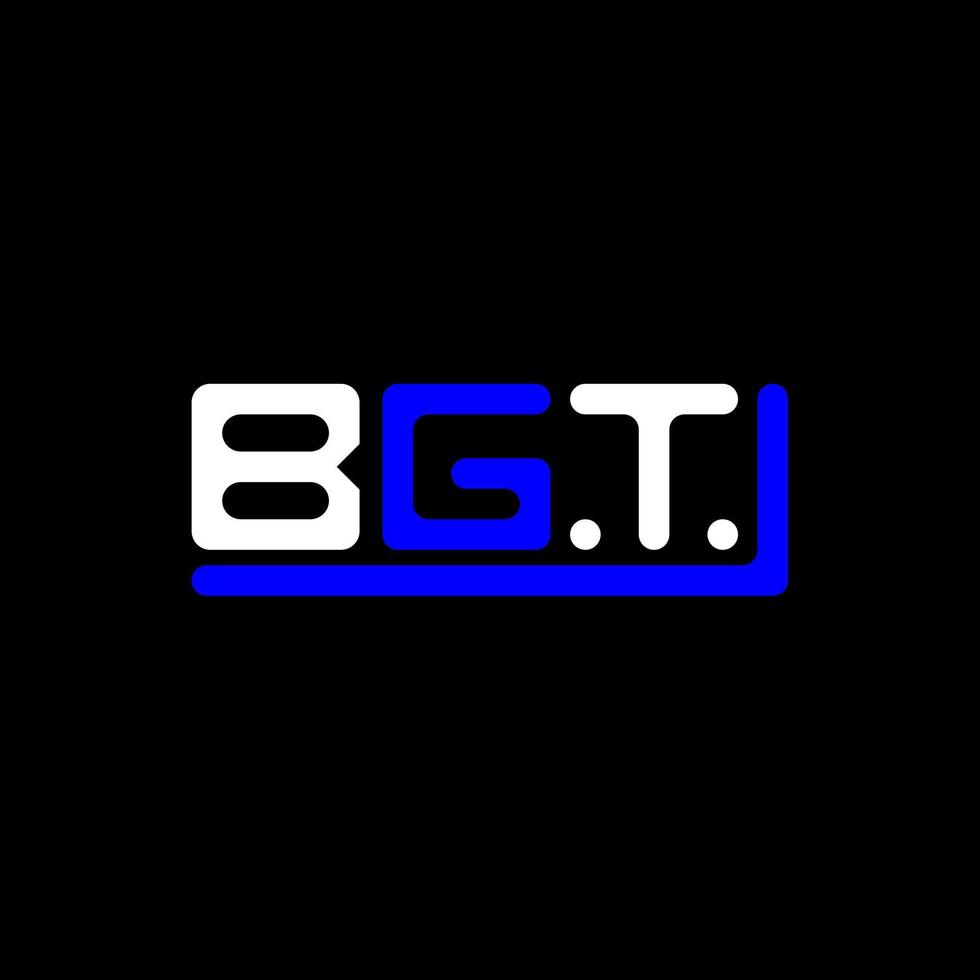 bgt brief logo creatief ontwerp met vector grafisch, bgt gemakkelijk en modern logo.