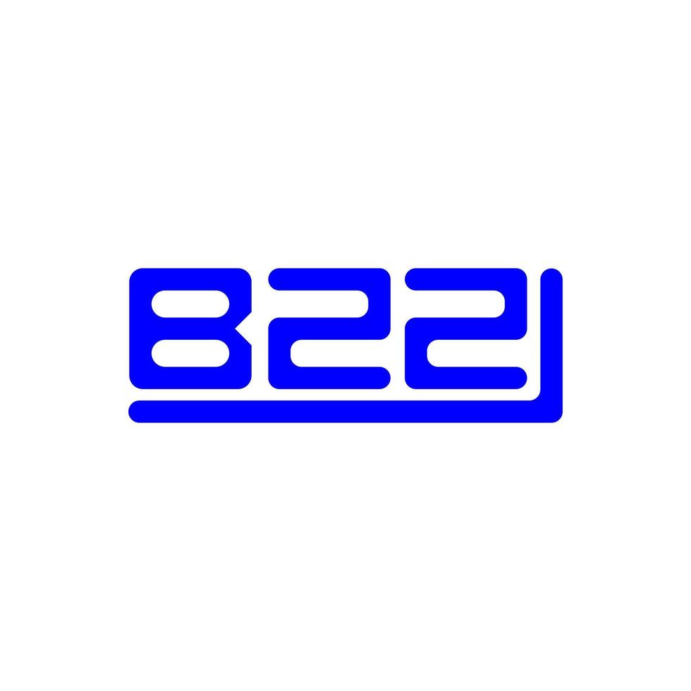 bzz brief logo creatief ontwerp met vector grafisch, bzz gemakkelijk en modern logo.