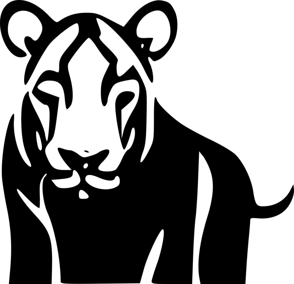 vector illustratie van tijger vorm