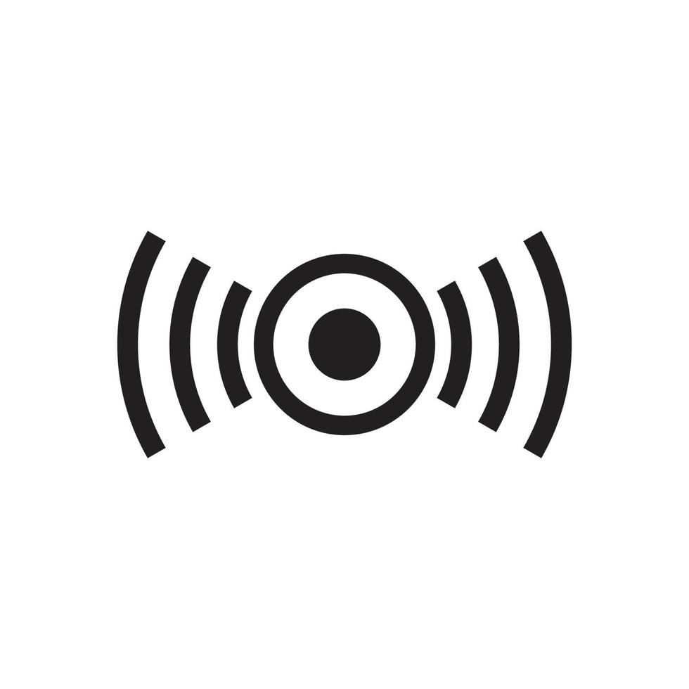 geluid icoon vector illustratie