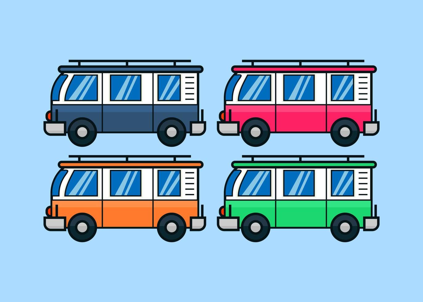 vector illustratie van voertuig icoon symbool van vervoer in vlak ontwerp stijl