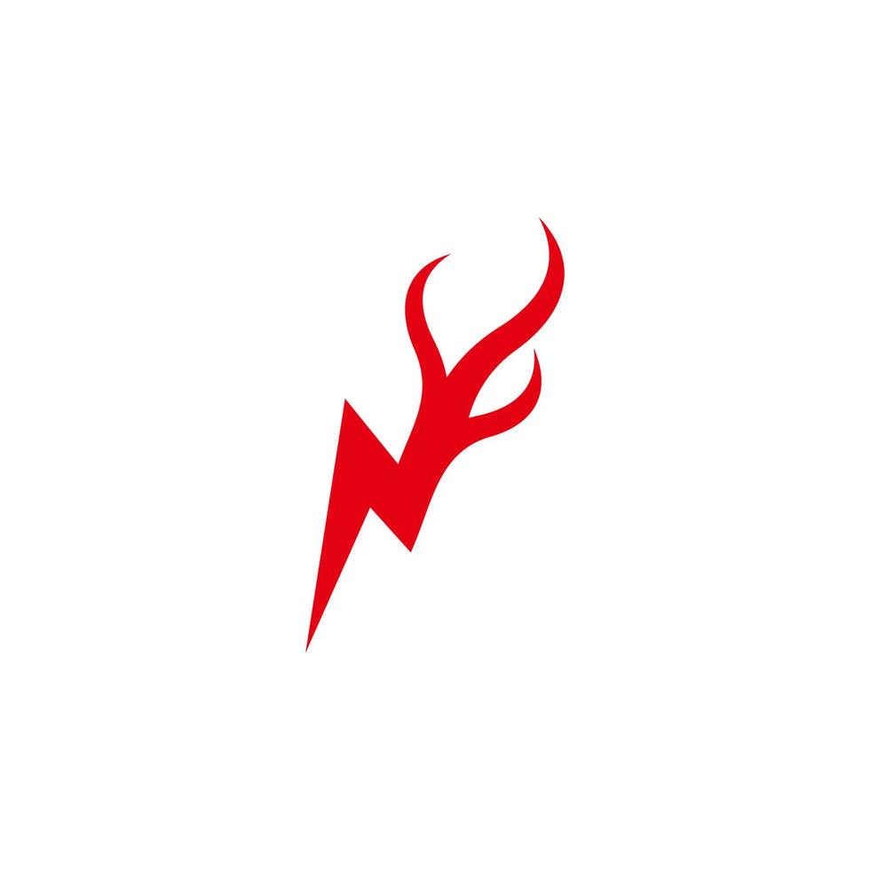 brief n symbool beweging rood krachtig ontwerp logo vector