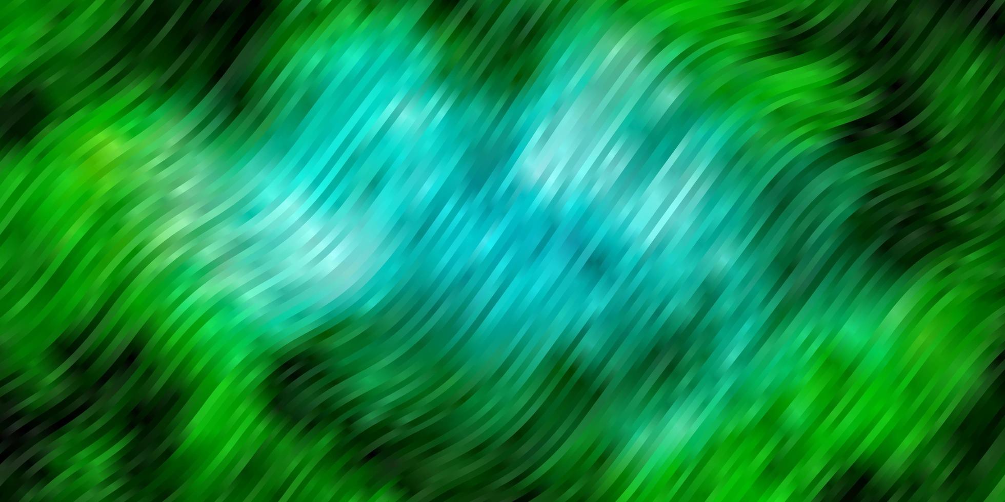 lichtblauw, groen vector sjabloon met curven.
