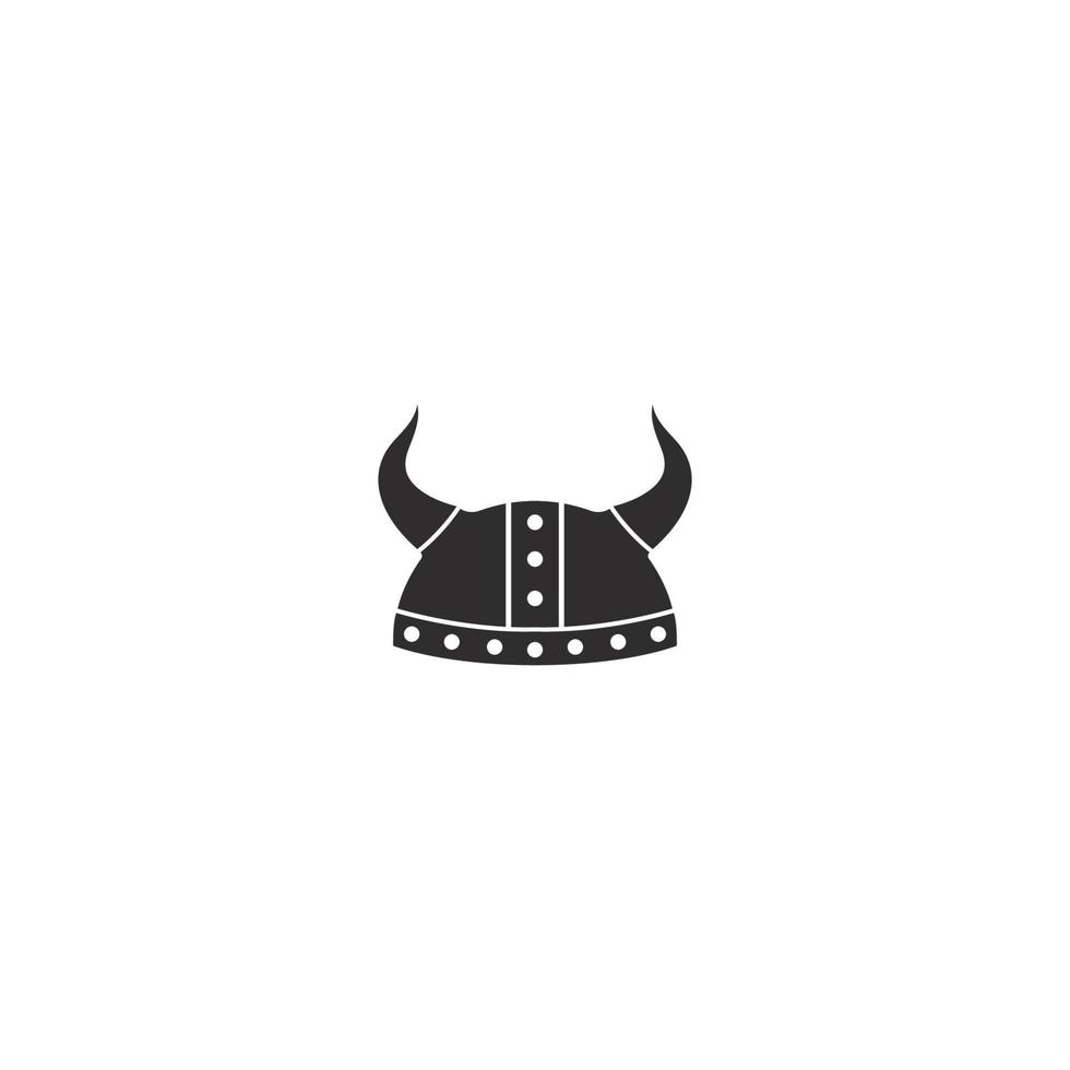 viking helm logo vector icoon sjabloon