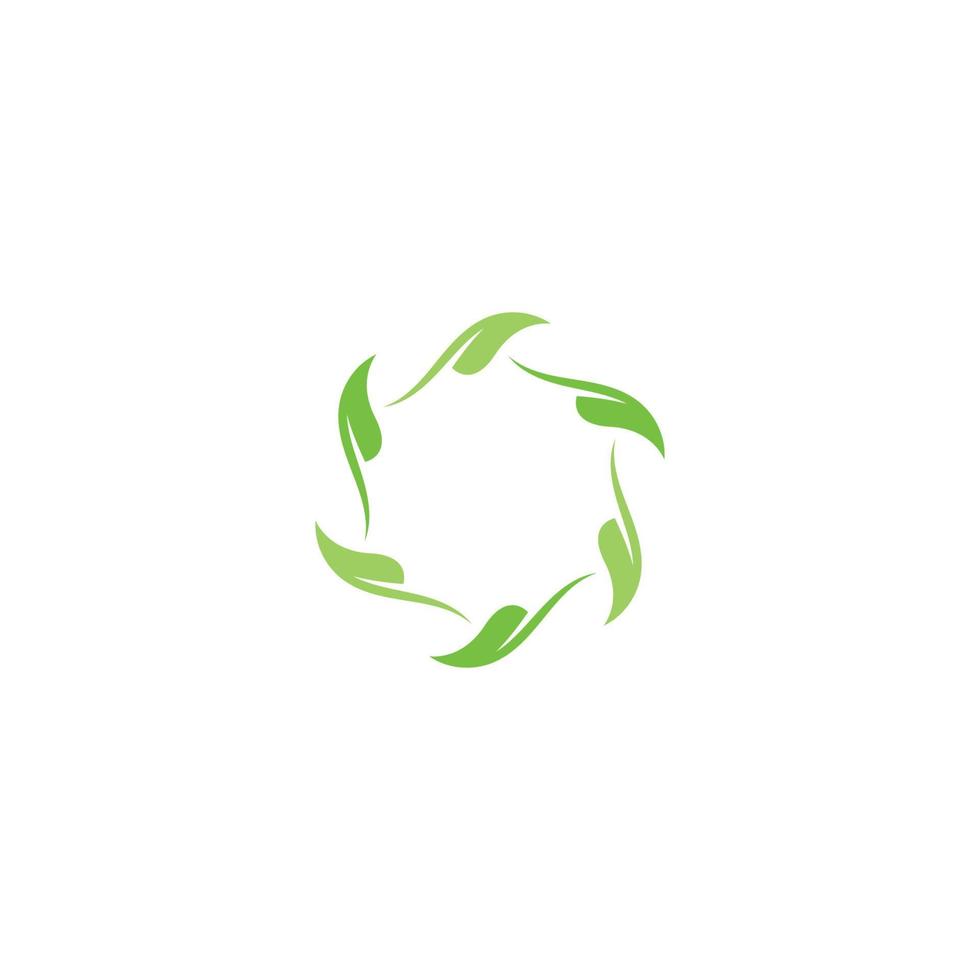 boom blad vector logo ontwerp, milieuvriendelijk