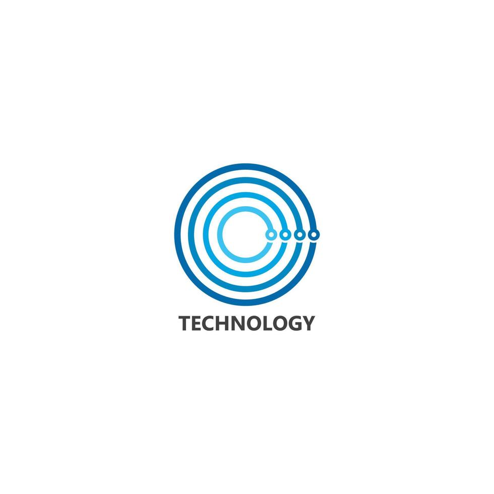 vector logo technologie concept illustratie