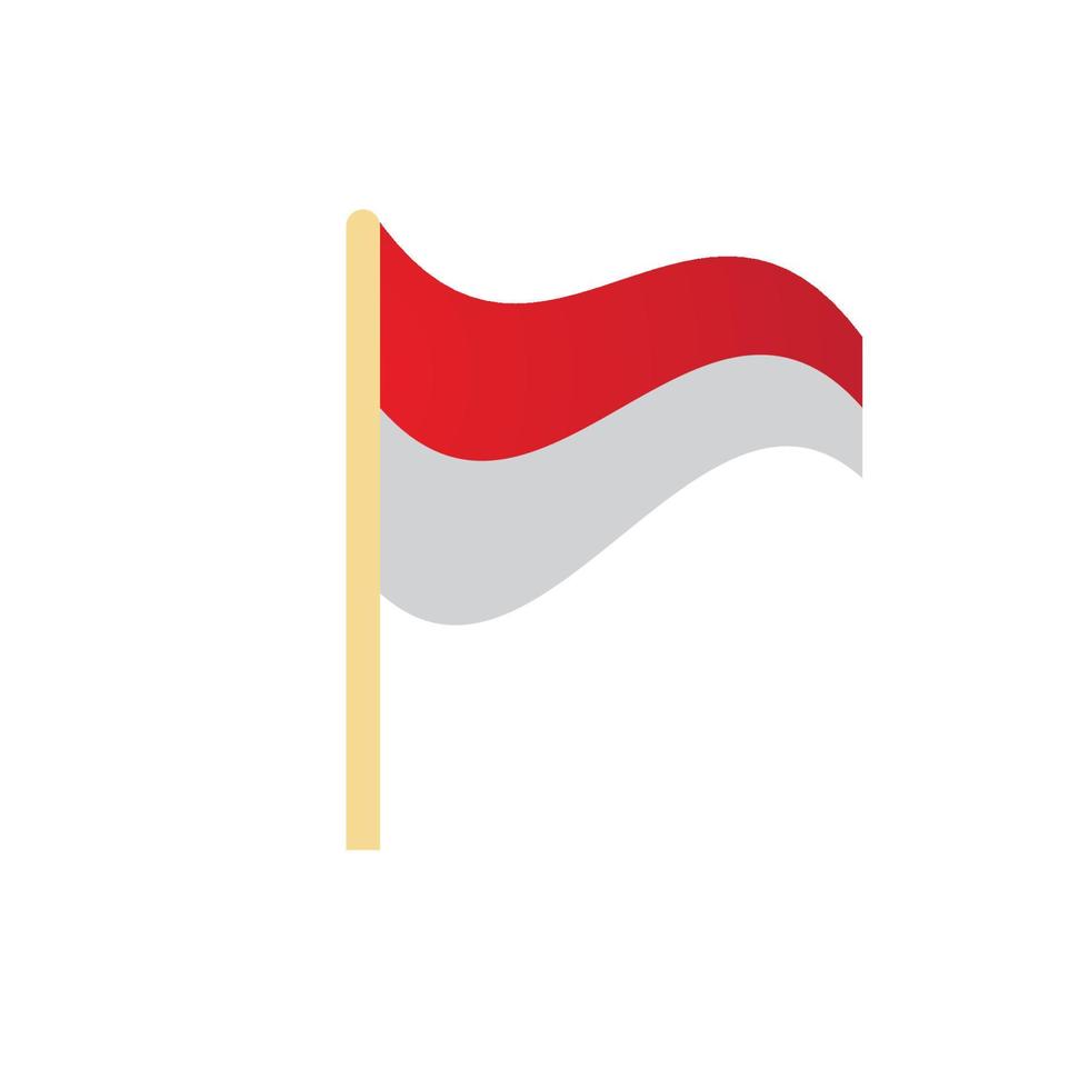 vlag Indonesië onafhankelijkheid vector