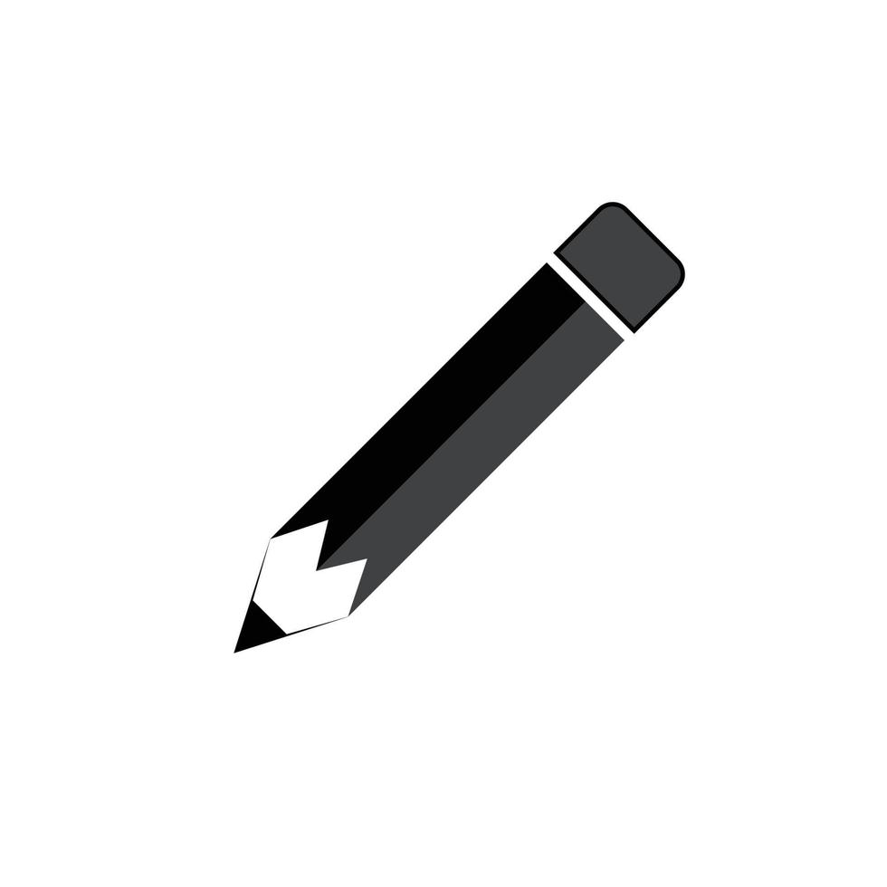 potlood logo icoon vector