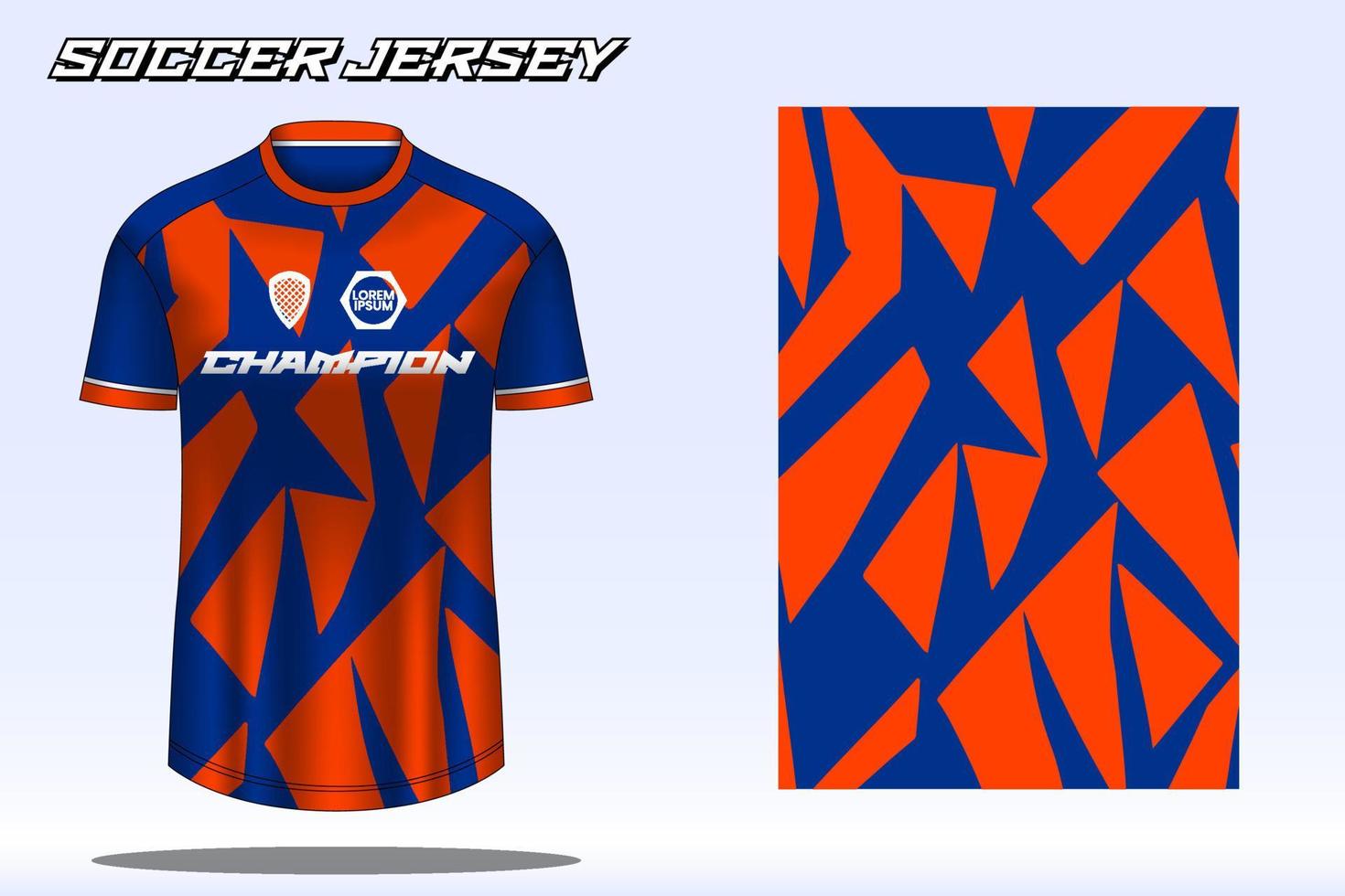 voetbal Jersey sport t-shirt ontwerp mockup voor Amerikaans voetbal club vector