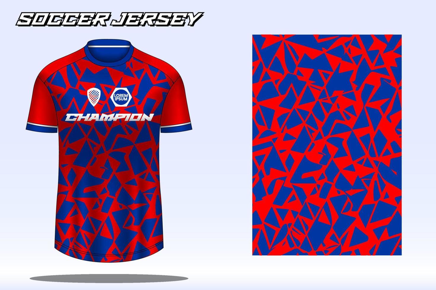 voetbal Jersey sport t-shirt ontwerp mockup voor Amerikaans voetbal club vector